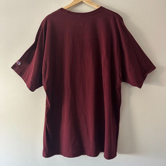 Harvard University Graduate College‎ School Crest Stitched T-Shirt Burgundy XXL - Picture 5 of 6